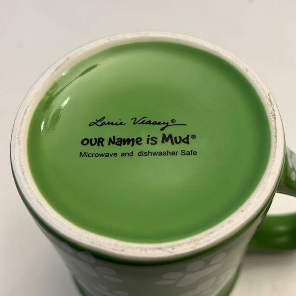 Lorrie Veasey OUR NAME IS MUD Everything Tastes Better with Dog Hair Coffee Mug - Picture 5 of 6